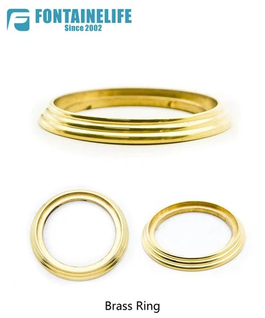 Couvercle de bec en laiton avec joint torique-